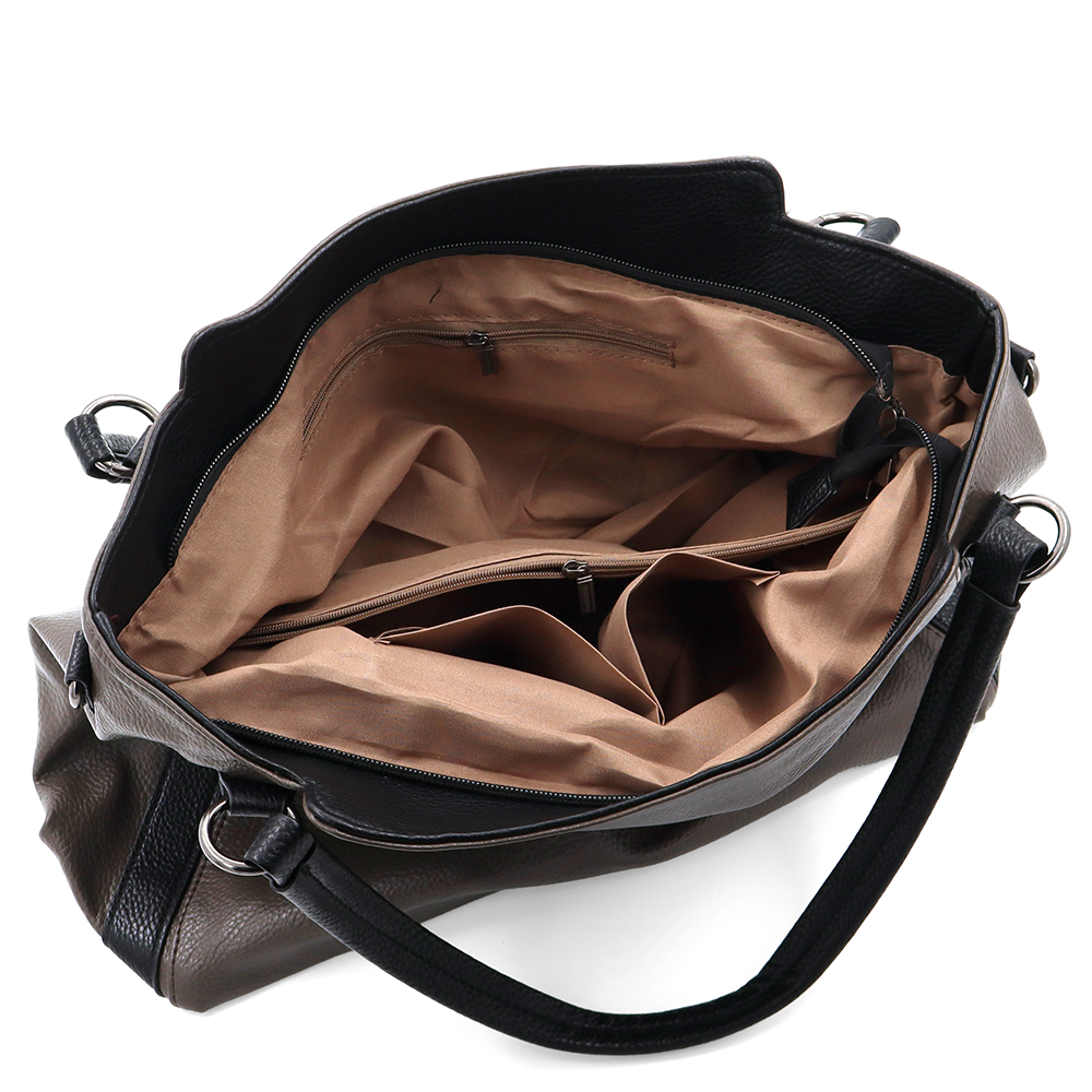 Nagy női táska típusú táska – szürke