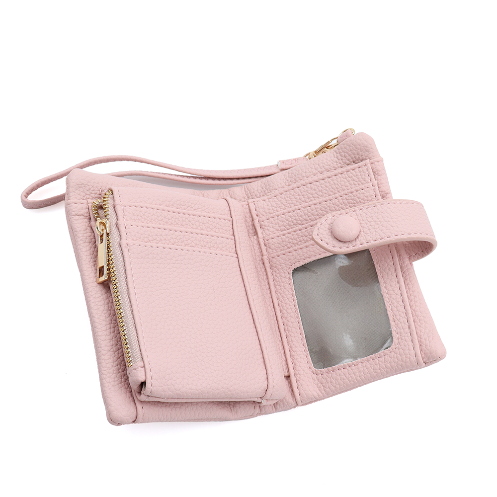 Női pénztárca csuklópánttal – rózsaszín