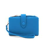 Női pénztárca csuklópánttal – kék