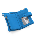 Női pénztárca csuklópánttal – kék