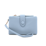 Női pénztárca csuklópánttal – világoskék