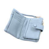 Női pénztárca csuklópánttal – világoskék