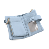 Női pénztárca csuklópánttal – világoskék