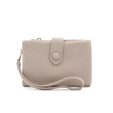 Női pénztárca csuklópánttal – világosbarna