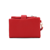 Női pénztárca csuklópánttal – piros