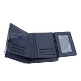 Kompakt női pénztárca – sötétkék