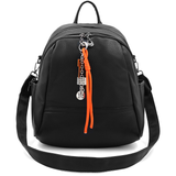 2 az 1-ben – Hátizsák és táska két nagy rekesszel és kulcstartóval – fekete