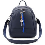 2 az 1-ben – Hátizsák és táska két nagy rekesszel és kulcstartóval – sötétkék