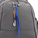 2 az 1-ben – Hátizsák és táska két nagy rekesszel és kulcstartóval – szürke