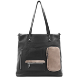 Nagy táska sok zsebbel és kényelmes fogantyúkkal - fekete