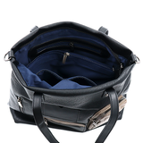 Nagy táska sok zsebbel és kényelmes fogantyúkkal - fekete