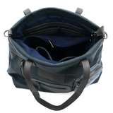 Nagy táska sok zsebbel és kényelmes fogantyúkkal - kék