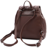 2 az 1-ben - Kapitonált hátizsák és táska Dariya - sötétbarna