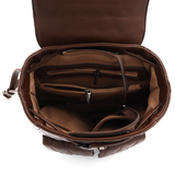 2 az 1-ben - Kapitonált hátizsák és táska Dariya - sötétbarna