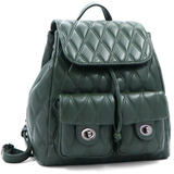 2 az 1-ben - Kapitonált hátizsák és táska Dariya - sötétzöld