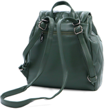 2 az 1-ben - Kapitonált hátizsák és táska Dariya - sötétzöld