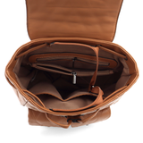 2 az 1-ben - Kapitonált hátizsák és táska Dariya - cserépbarna