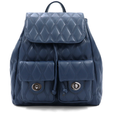 2 az 1-ben - Kapitonált hátizsák és táska Dariya - kék