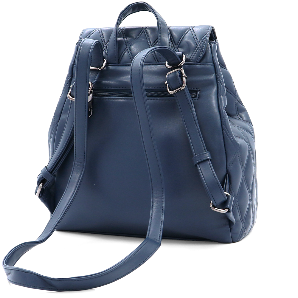 2 az 1-ben - Kapitonált hátizsák és táska Dariya - kék