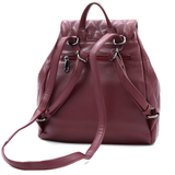 2 az 1-ben - Kapitonált hátizsák és táska Dariya - bordó
