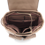 2 az 1-ben - Kapitonált hátizsák és táska Dariya - világosbarna