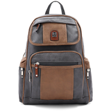 Női hátizsák sok zsebbel – szürke