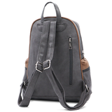 Női hátizsák sok zsebbel – szürke