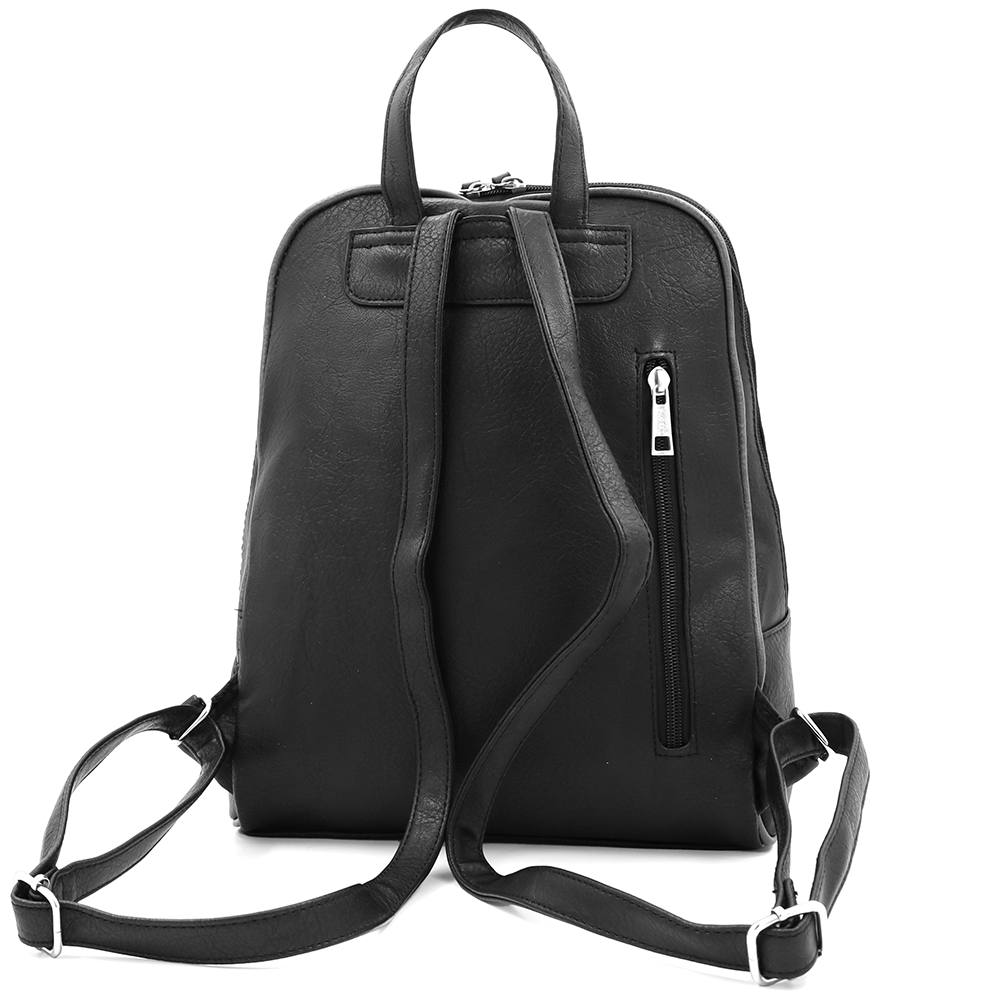 Női hátizsák – fekete/szürke