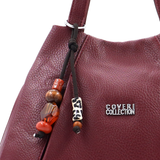 2 az 1-ben – hátizsák és táska kulcstartóval – bordó