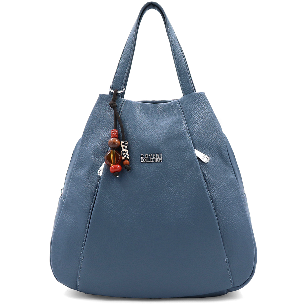 2 az 1-ben – hátizsák és táska kulcstartóval – kék