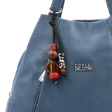 2 az 1-ben – hátizsák és táska kulcstartóval – kék