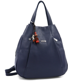 2 az 1-ben – hátizsák és táska kulcstartóval – sötétkék