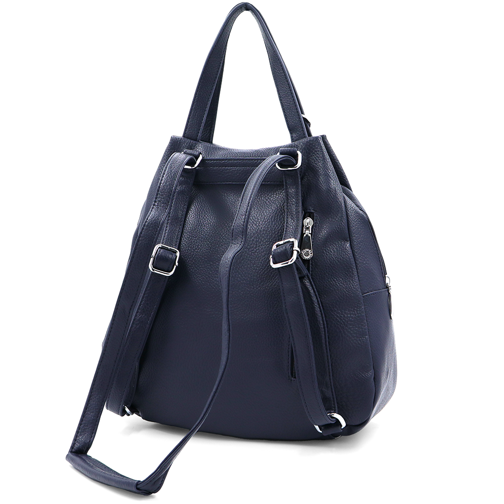 2 az 1-ben – hátizsák és táska kulcstartóval – sötétkék