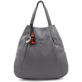 2 az 1-ben – hátizsák és táska kulcstartóval – szürke