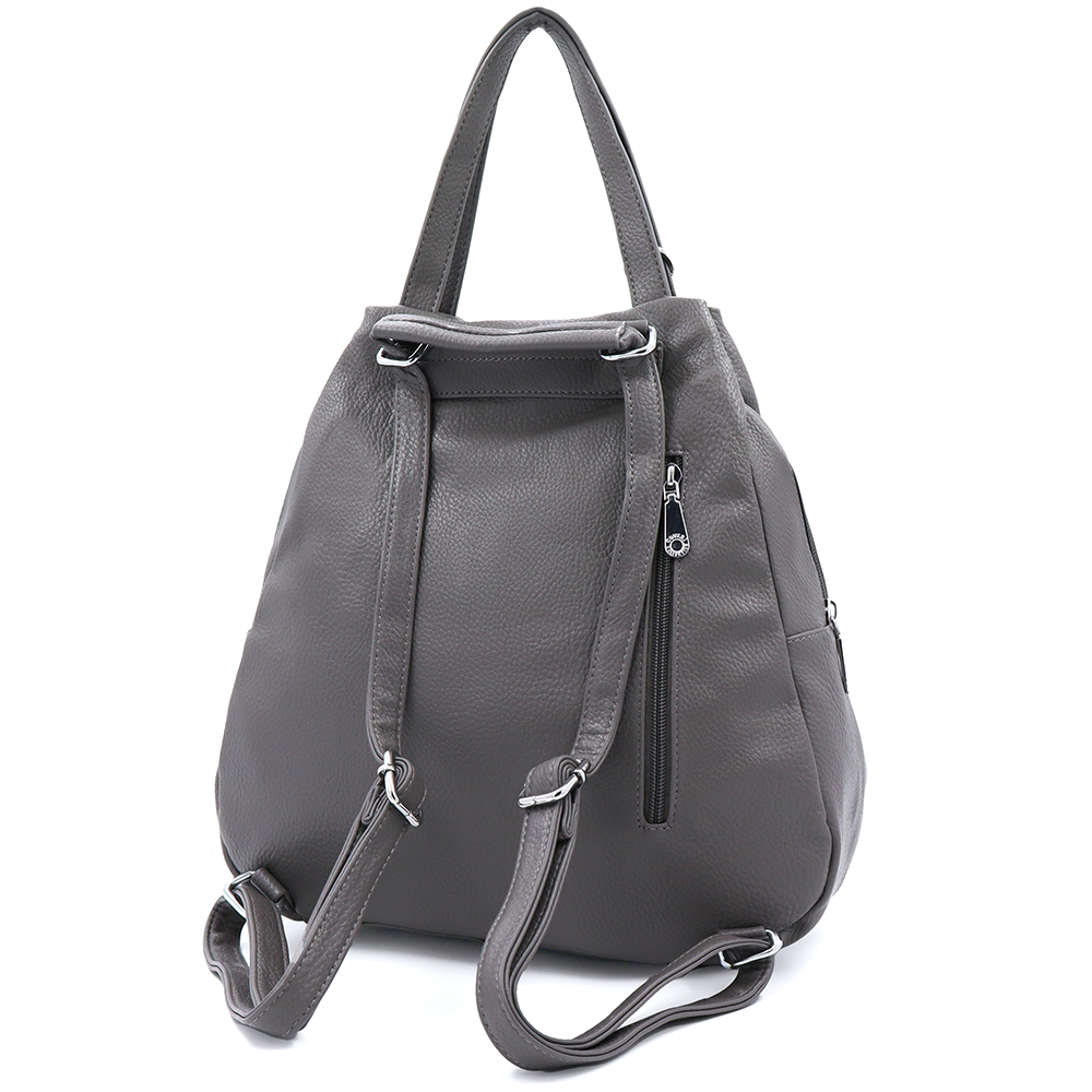 2 az 1-ben – hátizsák és táska kulcstartóval – szürke