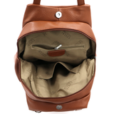 2 az 1-ben – hátizsák és táska kulcstartóval – téglabarna