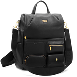 ENRICO COVERI – 2 az 1-ben női hátizsák és táska, titkos záródással és sok zsebbel – fekete