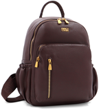 ENRICO COVERI – női hátizsák sok zsebbel – barna