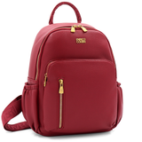 ENRICO COVERI – női hátizsák sok zsebbel – piros