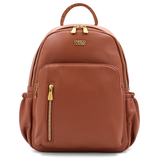 ENRICO COVERI – női hátizsák sok zsebbel – téglabarna