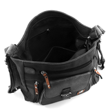 2 az 1-ben – táska és hátizsák sok zsebbel – fekete/szürke