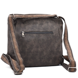 2 az 1-ben – táska és hátizsák sok zsebbel – szürke