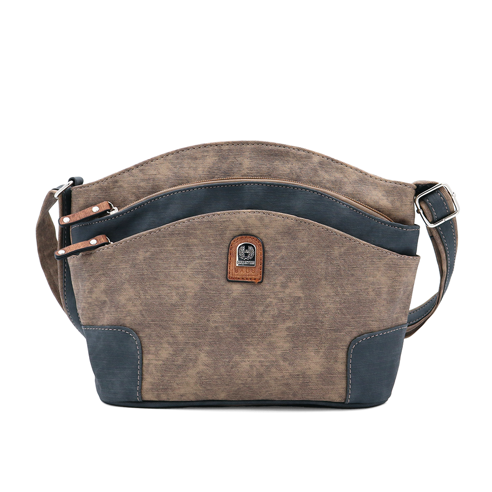 Női válltáska – világosbarna