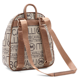 2 az 1-ben – hátizsák és táska mintával – világosbarna