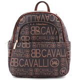 2 az 1-ben – hátizsák és táska mintával – barna