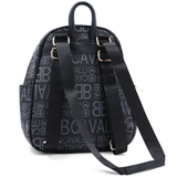 2 az 1-ben – hátizsák és táska mintával – fekete