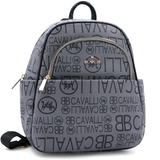 2 az 1-ben – hátizsák és táska mintával – szürke