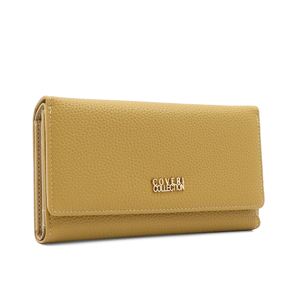 Nagy méretű női pénztárca – mustársárga