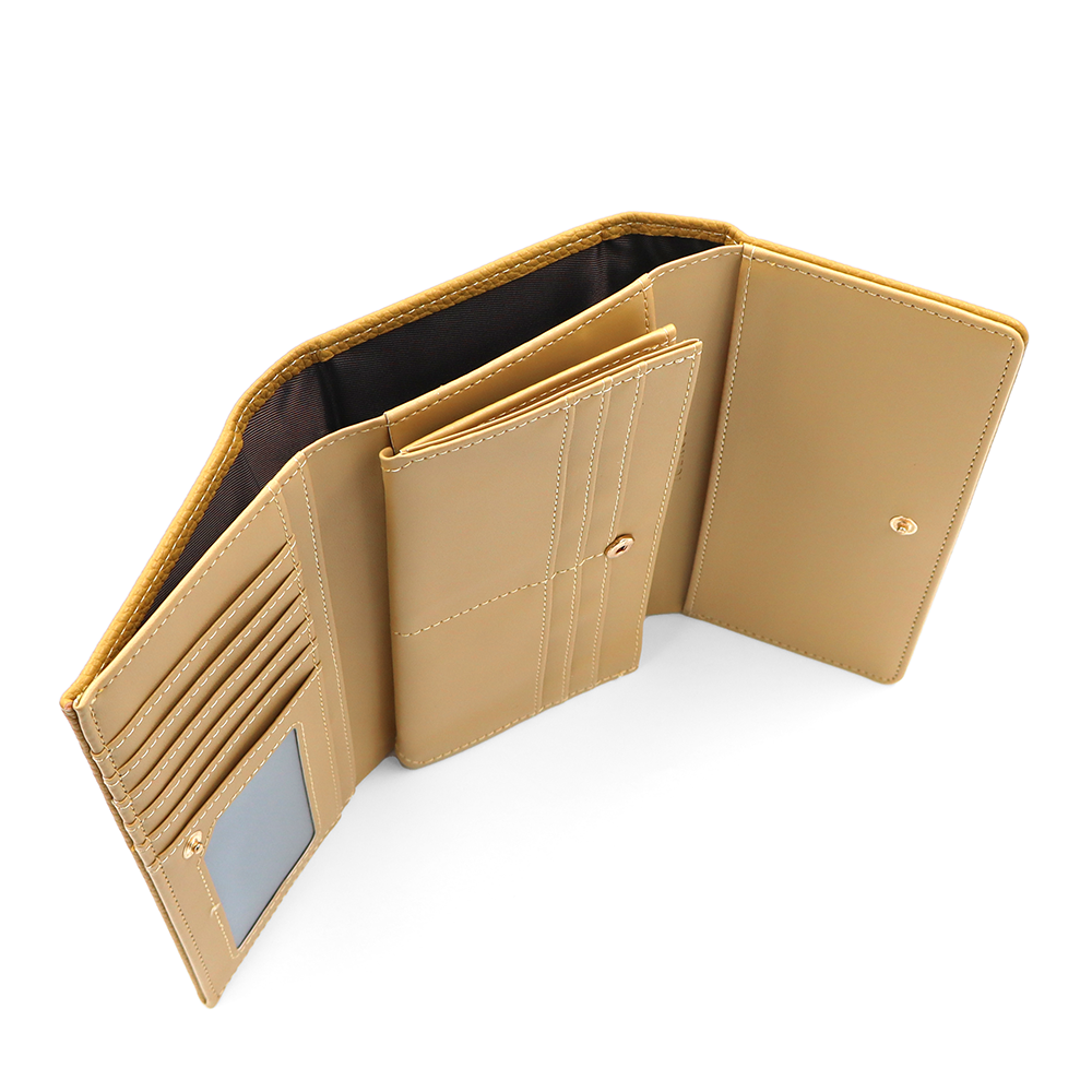 Nagy méretű női pénztárca – mustársárga