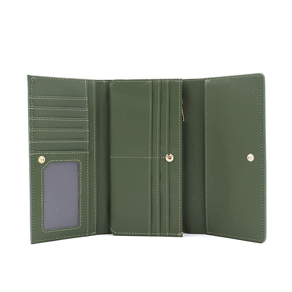 Nagy méretű női pénztárca – zöld